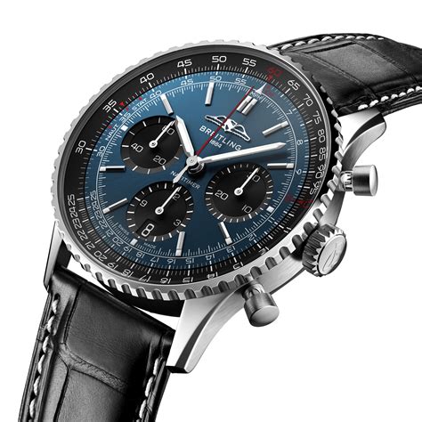 breitling navitimer blue|breitling navitimer 1 41mm.